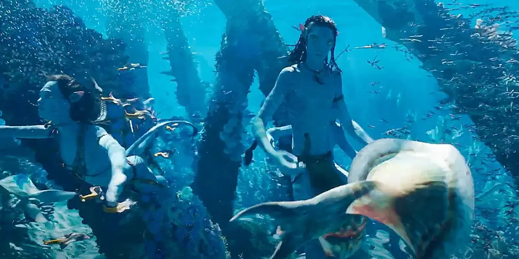 Keindahan dan keajaiban dunia bawah laut Pandora Adegan bawah laut di film Avatar 2