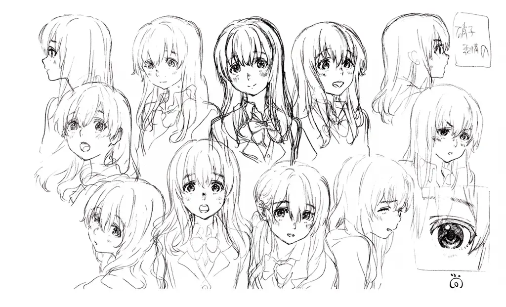 Perbandingan Desain Karakter Anime Gambar perbandingan desain karakter anime