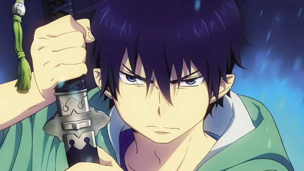 Keindahan dan Kegelapan Dunia Ao no Exorcist Pemandangan dari anime Ao no Exorcist