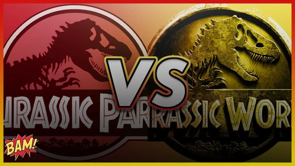Perbandingan visual dan cerita Jurassic Park dan Jurassic World Gambar perbandingan Jurassic Park dan Jurassic World