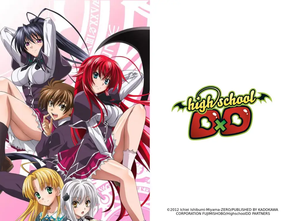 Visual kunci anime High School DxD yang menarik Visual kunci anime High School DxD