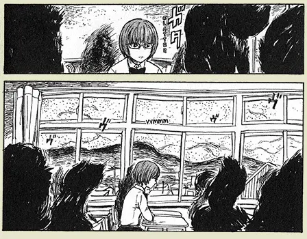 Kasumi dan Sawa Gambar Kasumi dan Sawa dari anime Flowers of Evil