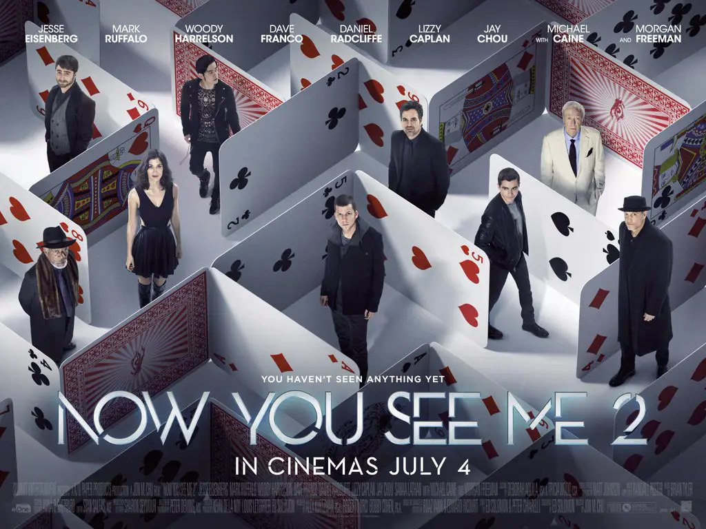 Potret para pemain utama Now You See Me 2 Para pemain Now You See Me 2