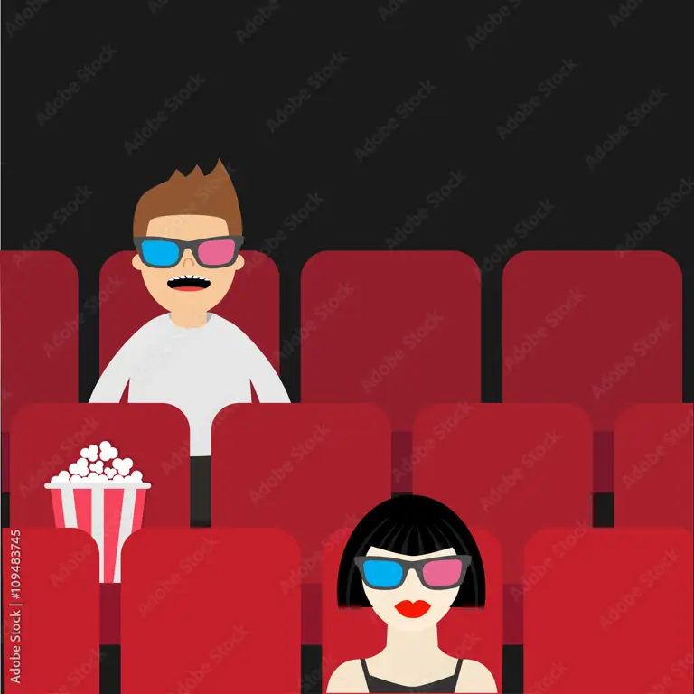Menikmati film dengan subtitle Indonesia Seseorang menonton film dengan subtitle Indonesia